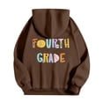 thumbnail image 3 of Fourth Grade Teacher Hoodies for Women 2025 Fall Winter Back To School Hooded Sweatshirt with Pockets Pullover Tops, 3 of 7