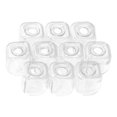 thumbnail image 1 of 10 piezas de botellas cuadradas de transparente, de deseos, s, colgante, manualidades para joyas de bricolaje 13 mm Baoblaze Claro botella cuadrada encantos, 1 of 7