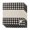 Black, White, Sand, variant on Retro Black Cloth Napkins, Farmhouse Buffalo Plaid Vintage Beige Washable and Reusable Dinner Napkins Set of 4, Table Napkin for Kitchen Party Birthday Wedding Hotel Housewarming 20"x20"