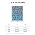 thumbnail image 5 of Sikiie Cartoon Watermelon Cozy Flannel Fleece Throw Blanket: Lightweight & Thick for All Seasons - Perfect for Women, Men, & Kids"40"x30", 5 of 6