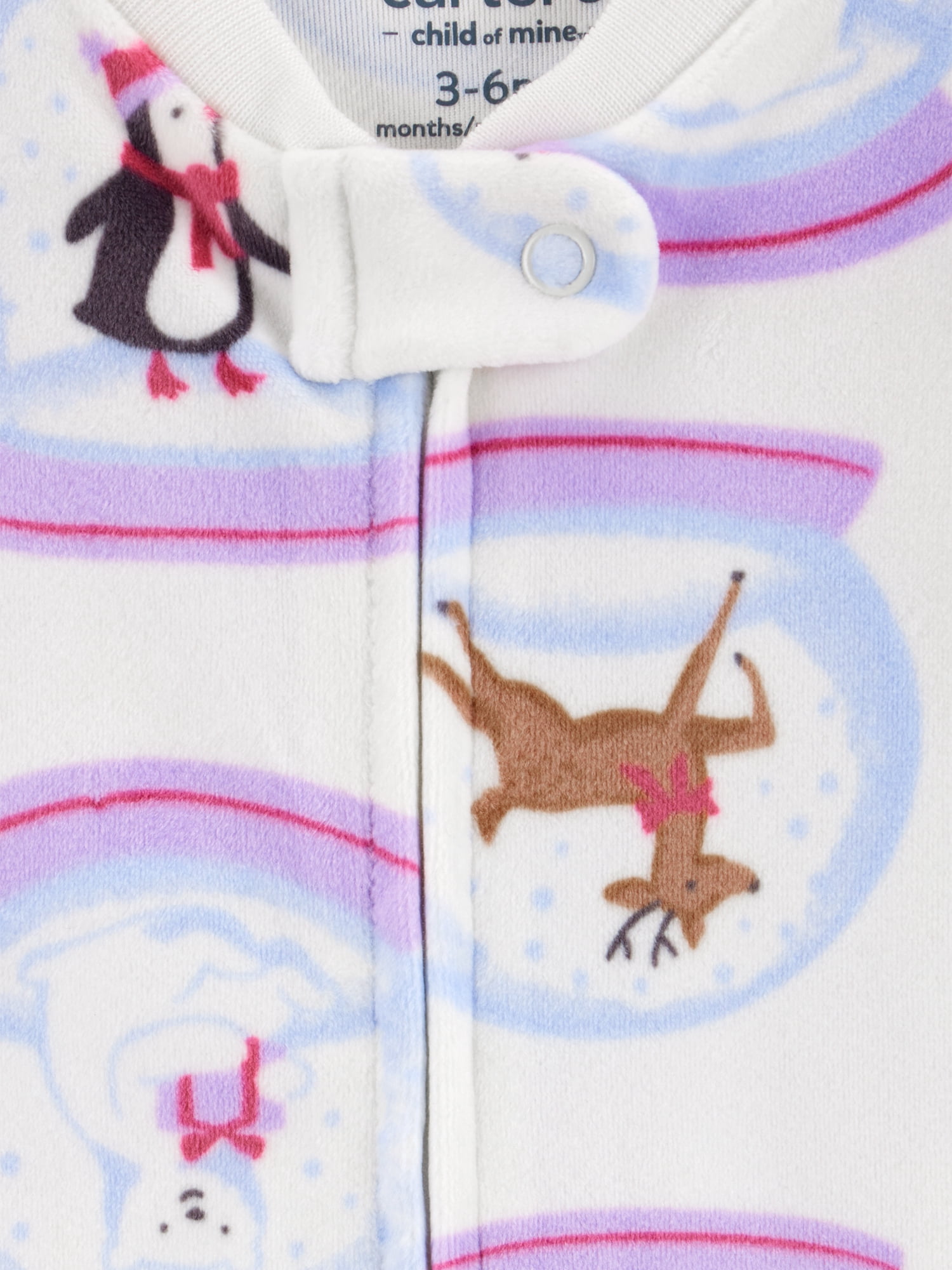 Carter's Child of Mine Baby Cozy Sleep N Play, Single & 2 Pack, Sizes Preemie-6/9 Months