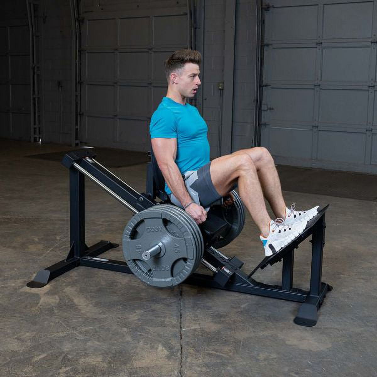 Body-Solid Compact Seated Leg Press & Calf Raise Machine (Commercial Gym Quality)