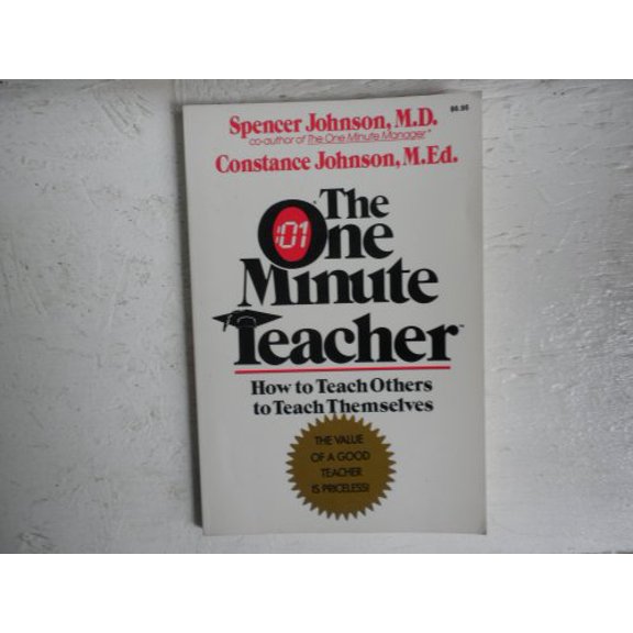 Pre-Owned The One Minute Teacher: How to Teach Others to Teach Themselves (Hardcover) 0688061397 9780688061395
