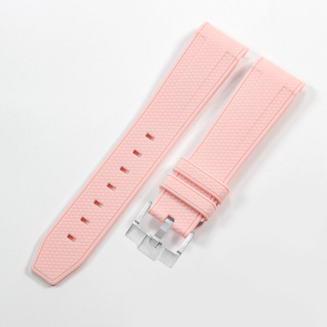Correa de caucho tejida de 20 mm con estilo de decoración de reloj multifuncional y correa reemplazable