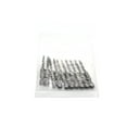 thumbnail image 3 of TMAX 10 pc T8 Torx Star Head Screwdriver Bit Set, S2 Steel 6 Point T-8 Reduced Round Shaft Screwdriver Insert Bits Hex Shank, 3 of 4