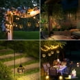 thumbnail image 6 of Shininglove 2 Pieces Retro Rose Solar Lights, Metal LED Solar Lanterns Outdoor Waterproof Hanging for Patio Yard, 6 of 7