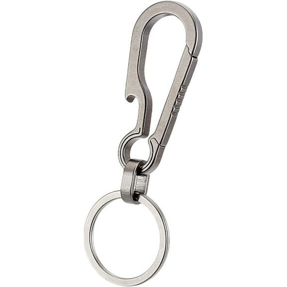 Alloy Carabiner Keychain Clip Key Chain Ring Clip Key Ring Holder Quick Release Hooks Bottle Opener Key Chain Organizer for Car Keys Purse Men Women