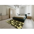 thumbnail image 4 of Ahgly Company Indoor Round Patterned Metallic Gold Area Rugs, 3' Round, 4 of 6