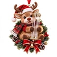 thumbnail image 5 of Luckky Reindeer Christmas Cash Holder Ornament, Reusable Money Gift Hanging Ornament, Xmas Tree Decor for Cash Present, 5 of 6