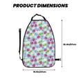 thumbnail image 2 of Fuzoiu Strawberry And Flowers Print 2 Pack Kick Mat Back Seat Protector With 3 Storage Pockets, Universal Car Seat Back Organizer For Kids Pets, Waterproof Backseat Protector For Most Car, 2 of 8