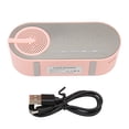 thumbnail image 1 of Reloj digital con altavoz Bluetooth, espejo, pantalla LED, radio FM, pequeño despertador con alarmas duales para dormitorio y oficina., 1 of 14