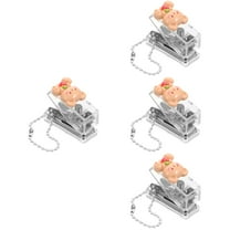 unbranded 4pcs  Loose Leaf Hole Puncher Paper Sheets Hole Maker Manual  Single Hole Punch for Office Hole Punch