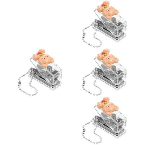 unbranded 4pcs  Loose Leaf Hole Puncher Paper Sheets Hole Maker Manual  Single Hole Punch for Office Hole Punch