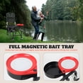 thumbnail image 4 of Tereitr Fishing Chair, 13-Position Adjustable Camping Chair with Backrest, Rod Holder, 300 lbs Capacity Folding Deck Chair for Fishing, 8.3" Height Adjustment Portable Outdoor Seat, 4 of 8
