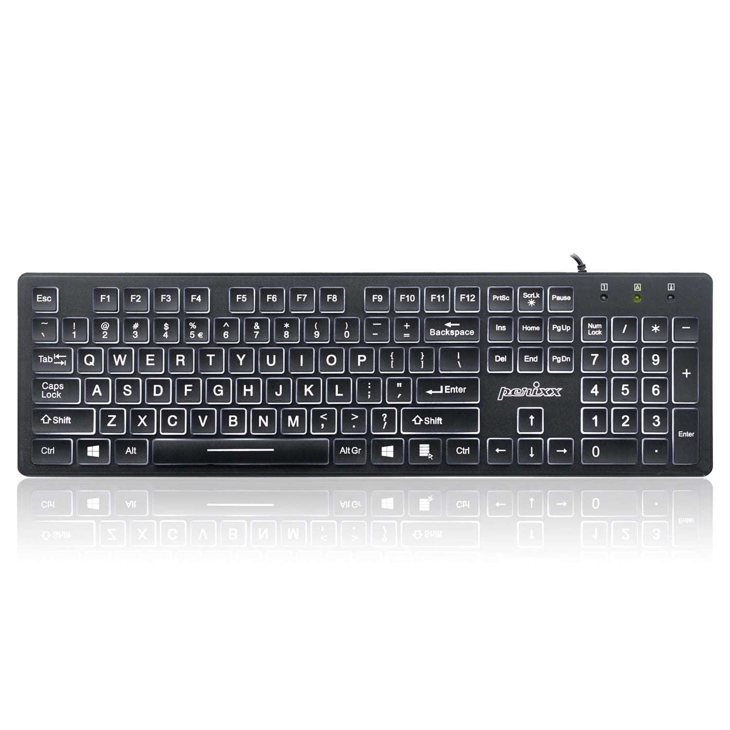 Perixx Periboard-317 Wired Backlit USB Keyboard photo 1