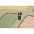 thumbnail image 2 of Kamisaka Sekka 18x13 Black Ornate Wood Framed Double Matted Museum Art Print Titled - Spring Field (Haru No Tanomo) (1909-1910), 2 of 5