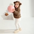 thumbnail image 4 of 6M-3T Baby Boys Girls Winter Warm Fleece Sweatshirt Cartoon Hooded Coats Jackets Toddler Long Sleeve Zipper Coats Top Outerwear, 4 of 9