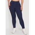thumbnail image 3 of Women's Plus Size Mesh Detail Cell Phone Pocket Leggings, 3 of 5