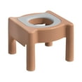 thumbnail image 5 of Elderly Squat Toilet Seat Stool Potty Chair for Bathroom Practical Portable Khaki Top, 5 of 8