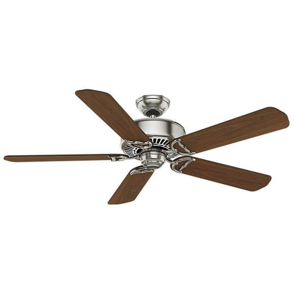 Casablanca 59511 54 in. Traditional Panama DC Brushed Nickel Walnut Indoor Ceiling Fan