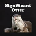 thumbnail image 3 of CafePress - Significant Otter Men's Dark Pajamas - Men's Dark Loose Fit Cotton Pajama Set, 3 of 7