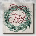 thumbnail image 2 of Joy Ribbon Wreath- Gallery Wrapped Canvas, 2 of 9