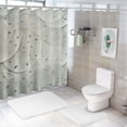 thumbnail image 7 of Orinice Circles Bathroom Decor Set, Colorful Luxurious Graphic Print Polyester Fabric Fashion Shower Curtain Set with Hooks, Home Bathtubs Bathroom Decoration 69x72, 7 of 7