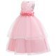 thumbnail image 4 of Vestido Para Niñas, Ropa Para Niñas Pequeñas, Flores De Color Sólido Bordadas, Hilo De Red, Lazo, Fiesta De Cumpleaños, Vestido De Flores, Vestidos Para Niños, Rosa Odeerbi  LM103-8850, 4 of 9