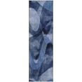 thumbnail image 2 of Addison Rugs Mayfield Washable Contemporary Abstract Navy Runner Rug, 2'3" x 7'6", 2 of 5