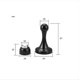 thumbnail image 2 of Door Stopper And Doorstop Anti-collision Stainless Steel Door Suction Cup Black Stainless Steel Door Suction Cup, 2 of 3
