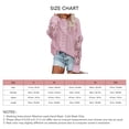 thumbnail image 1 of Knit Pullover, Long Sleeve Floral Pattern Women Crochet Sweater Crewneck Comfortable For Dating ANGGREK Otros, 1 of 5