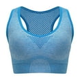 thumbnail image 3 of Everyday Bras for Women Athletic Bra Sports Bras for Girls Extra Large Sports Bras for Women Running Sports Bra High Compression Sports Bras for Women Non Removable Padded Sports Bras for Sky Blue 2XL, 3 of 3