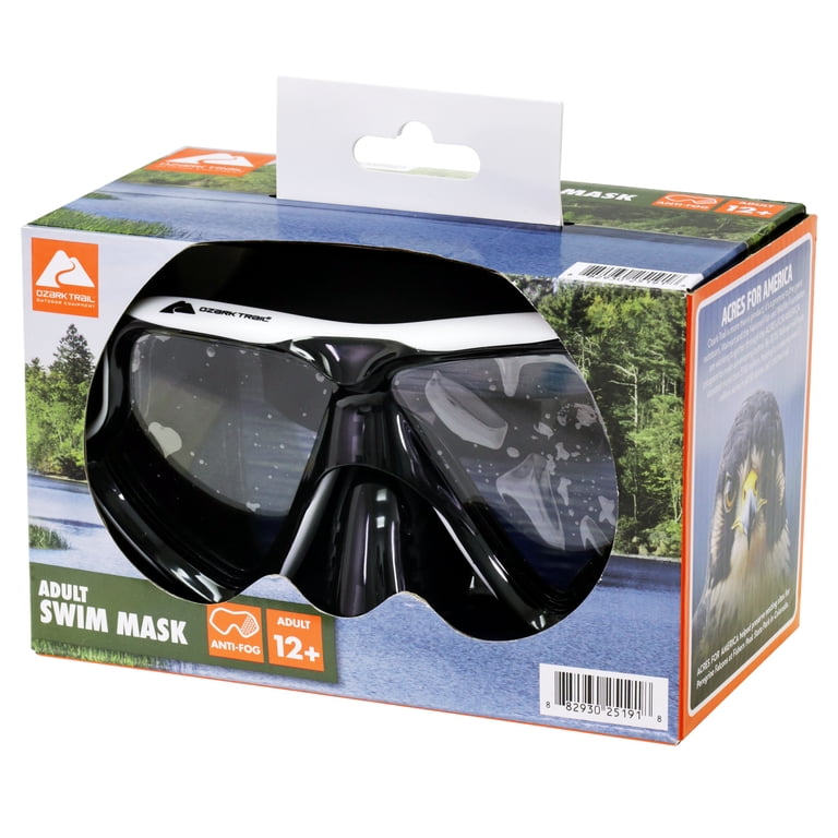 Ozark Trail Adult Swim Mask with Shatter-Resistant Polycarbonate