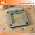 thumbnail image 2 of Báscula de baño digital Eat Smart con pantalla iluminada extragrande y fácil de leer, seguimiento preciso del peso, incluye cinta métrica corporal gratuita, gris y transparente, 2 of 5