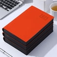 thumbnail image 4 of Cuaderno con cierre magnético - Bloc de notas de negocios duradero | 8.35x5.9in Tamaño A5 | Gris, Naranja, Verde | Papel Premium, Organizador Seguro para Reuniones de Oficina, Conferencias, Regalo, 4 of 6