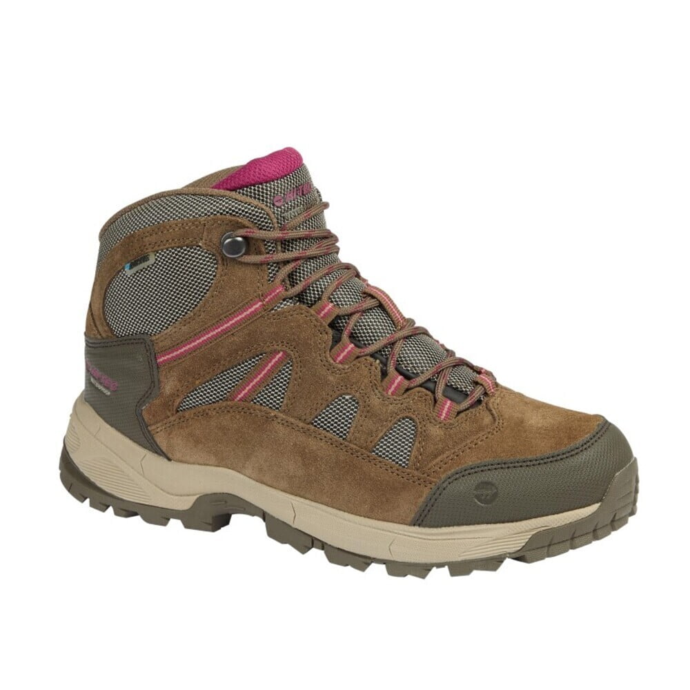 HiTec Hi-Tec Eurotrek Lite Ladies Walking Hiking Boots Waterproof Dark Chocolate 