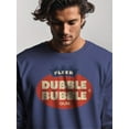 thumbnail image 2 of Officially Licensed Dubble Bubble Classic Gum Logo Men's Sweatshirt, 2 of 3