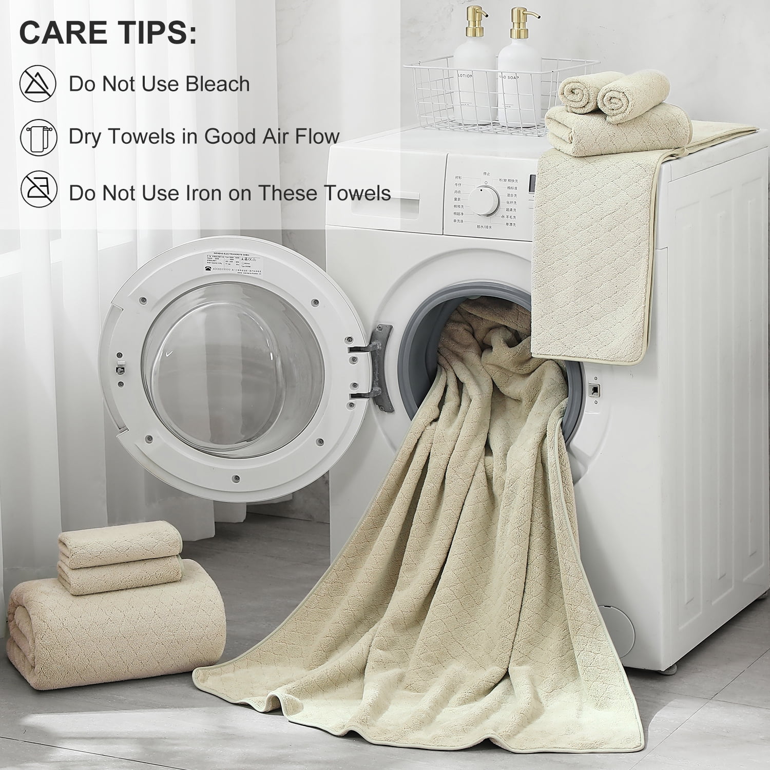 4 Pack Extra Large Bath Towels 35"x 70" Quick Dry Oversized Bath Towels Ultra Soft Microfiber Bath Sheets Highly Absorbent Bulk Towels Set for Bathroom Spa Hotel(Camel)