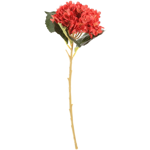 KAKOWELY Tallo de flor de hortensia, ramo de flores de seda de hortensia artificial, tallo de hortensia artificial
