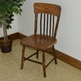 thumbnail image 1 of A &amp; L Furniture Hickory Panel Back Dining Side Chair, 1 of 5