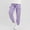 Purple, variant on Zecgelong Girl's Cotton Sweatpants Sports Pants for Children Size 6-7 Years