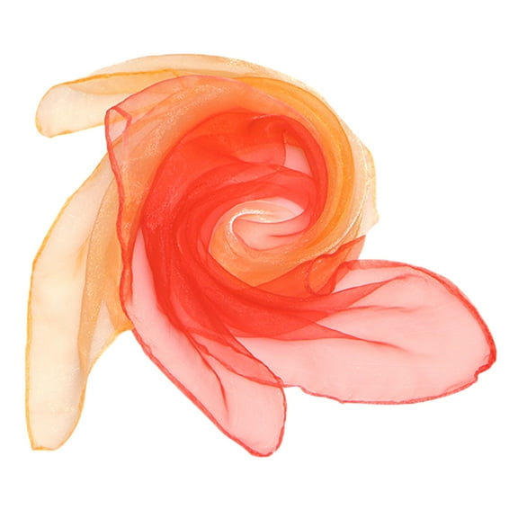 GOOHOCHY Gradient Ramp Juggling Silk Scarves 1Pcs 24x24 Inches