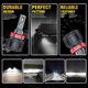 thumbnail image 5 of HOOFUN Bombillas para Faros Delanteros / H8 H9 H11 / 6000K Faro LED Blanco Frío / IP68 Impermeable / 140W 26000 Lúmenes Extremadamente Brillante / Ventilador de Refrigeración Inteligente / Plug-and-Play, Paquete de 2, 5 of 7