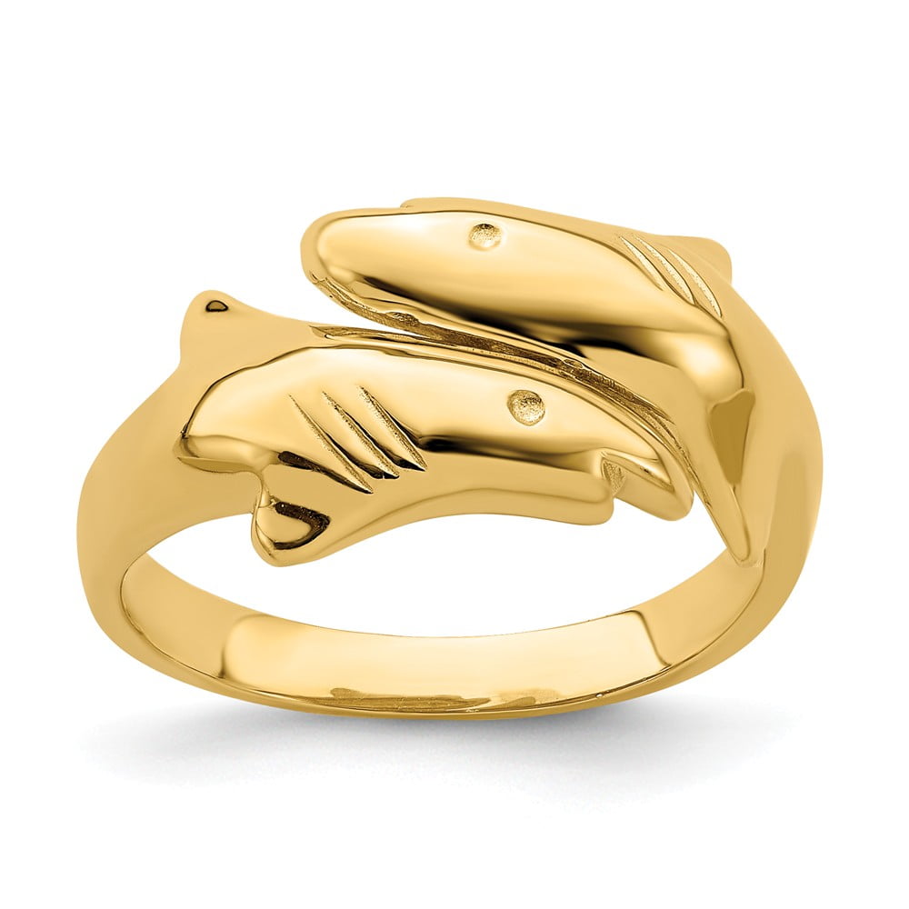 gold shark ring