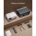 thumbnail image 7 of CocoBear 4K Smart Projector with 5G WiFi & Bluetooth, Native 1080P, 450 ANSI Lumens, Built-in Streaming Apps (Netflix/YouTube/Prime Video), Up to 300" Home Theater Projector, 7 of 7