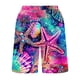 thumbnail image 5 of Puntoco Pantalones Cortos Con Estampado Hawaiano Para Hombre, Pantalones Cortos Con Bolsillo Y Cordón, Color L, 5 of 5