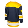 thumbnail image 3 of Men's Colosseum  Navy Michigan Wolverines Athletic Machine Fashion Hockey Jersey, 3 of 3