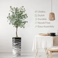 thumbnail image 3 of Artificial Tree in Contemporary Planter, Fake Eucalyptus Silk Tree for Indoor and Outdoor Home Decoration - 66" Overall Tall (Plant Pot Plus Tree), 3 of 5