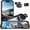9.66" inch Screen(4K+1080P), variant on Mirror Cam 4K Front and 2.5K Rear, IMX415 Rearview Mirror Camera for , 5.8GHz WiFi, WDR, G-Sensor, Night Vision, Reverse Assist, Included 64GB Card