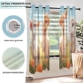 thumbnail image 5 of Sheep Lamb Flowers Grassland Blackout Curtains Thermal Insulation 63 inch Grommet for Bedroom Living Room Bathroom Kitchen Windows 2 Pack, 5 of 6